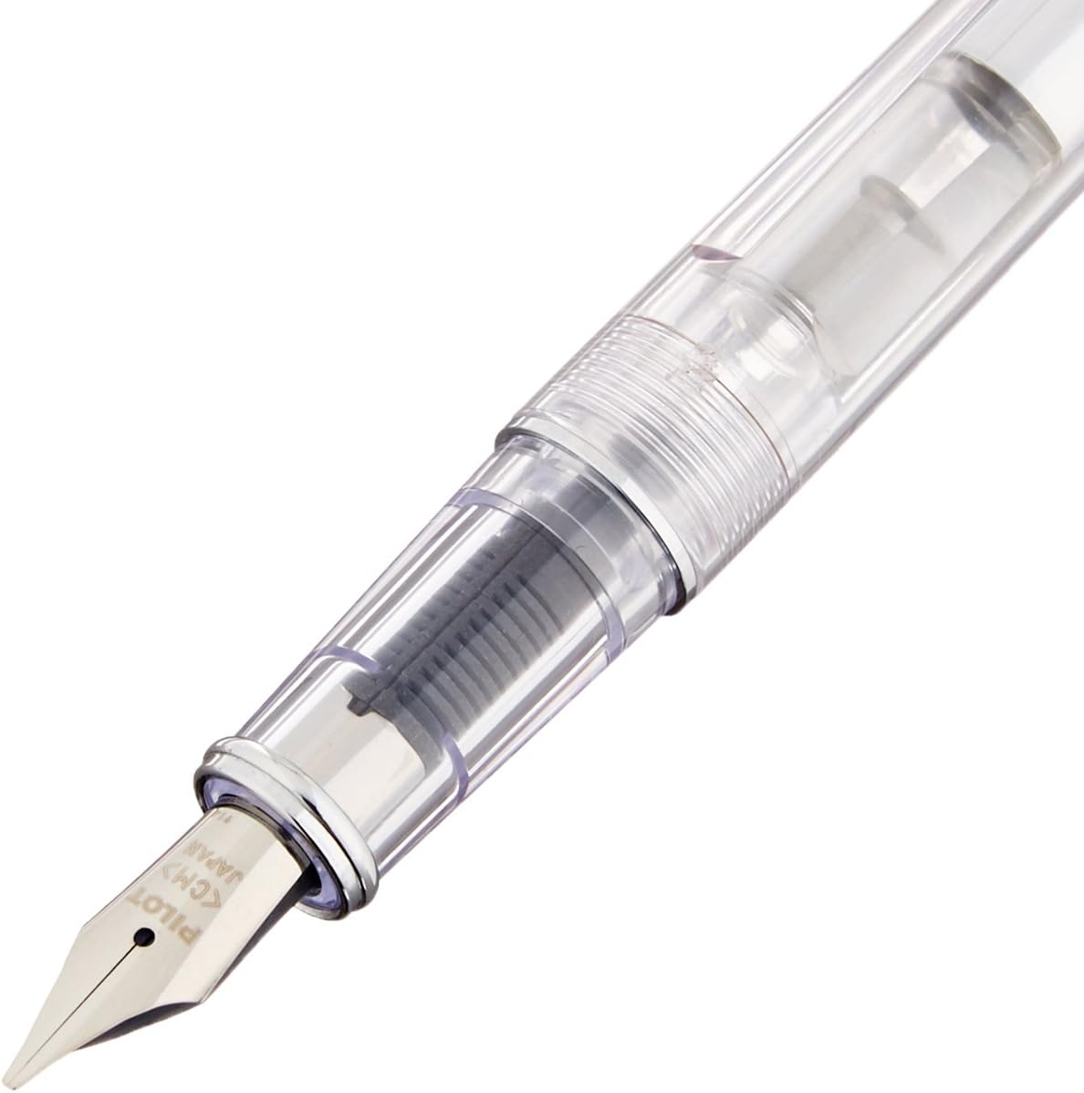 PILOT Prera Iro-Ai Calligraphy-Nib Transparent Orange Body Fountain Pen (FPRN-350R-TOCM), alternate view