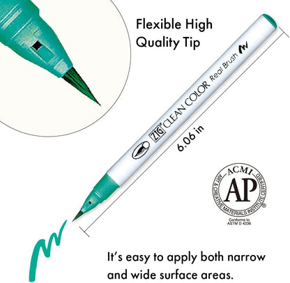 Kuretake ZIG Clean Color Real Brush, NEW 30 colors set B, Flexible Brush Tips, Watercolor Pens for Painting, Drawing, Calligraphy and Brush Lettering for Artists, Made in Japan