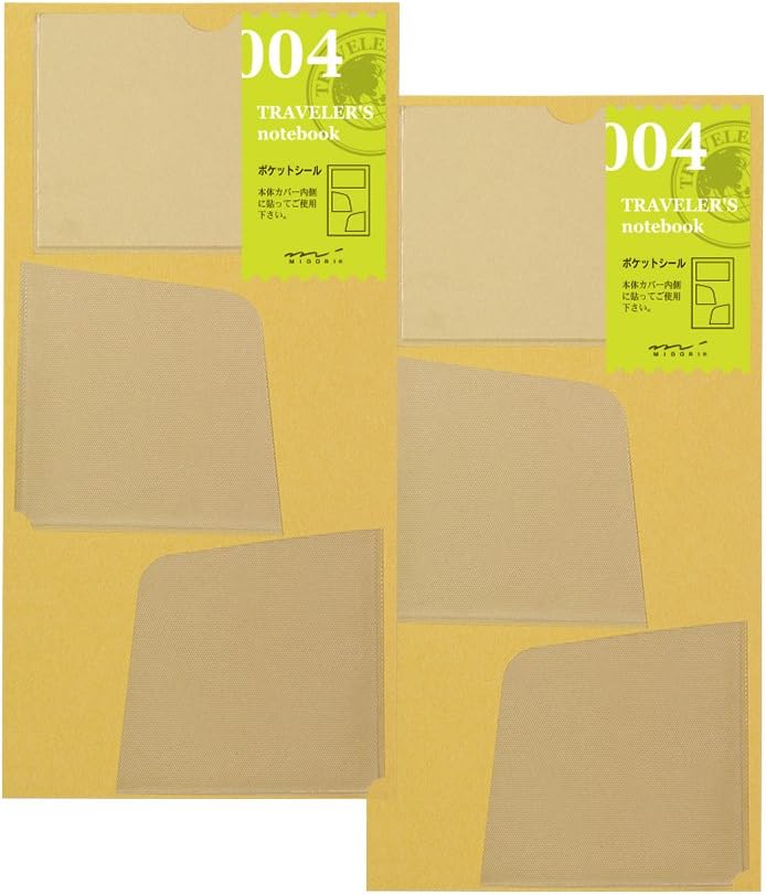 Traveler's Notebook Refill Pocket Seal Regular Size 14248006