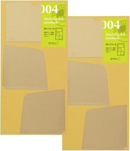 Traveler's Notebook Refill Pocket Seal Regular Size 14248006