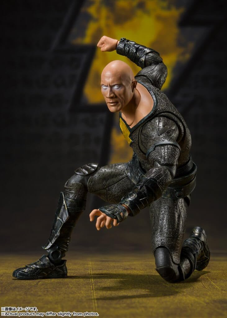 TAMASHII NATIONS - Black Adam, Bandai Spirits S.H.Figuarts Action Figure, 6.5 inch, BDISD641700