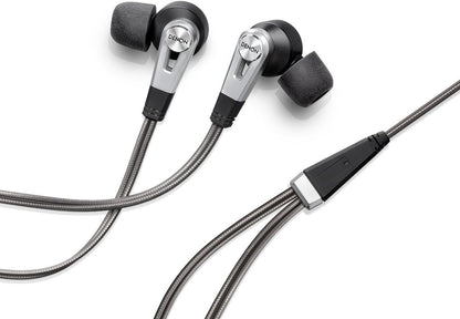 DENON Canal Type Earphone Hi-Res Support Dual air Compression Driver Mounted AH-C820BKEM (Black)