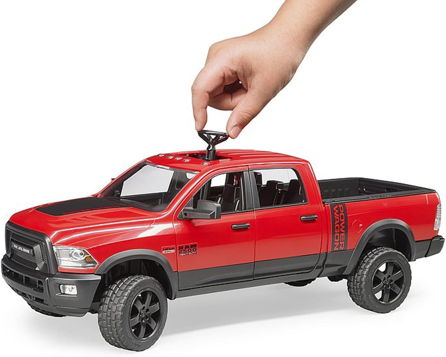 Bruder Toys - Recreational Realistic RAM 2500 Power Pick Up Truck with Openable Doors and Tailgate - Ages 3+