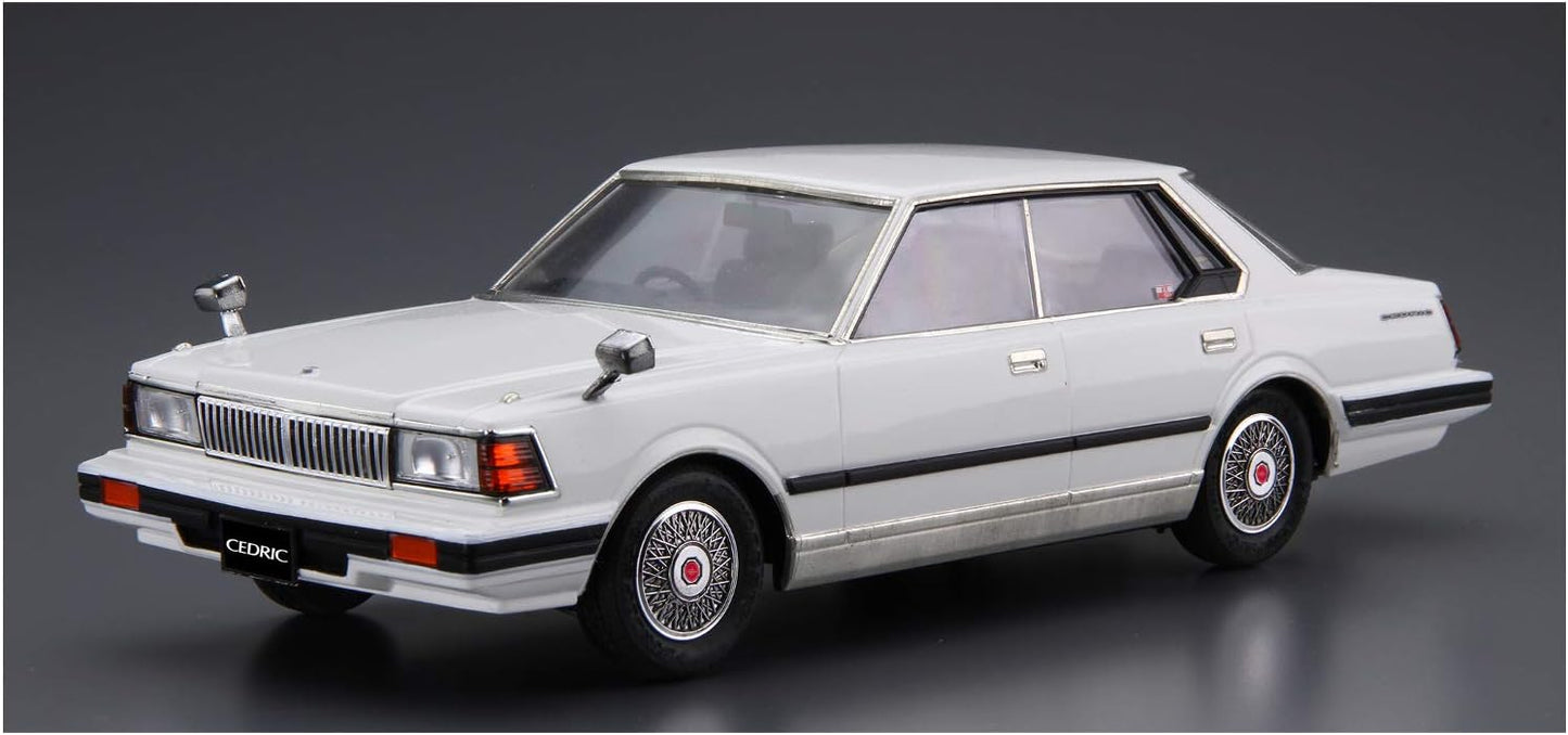 Aoshima 1/24 P430 Cedric/Gloria 4HT 280E Brougham '82 - Plastic Model Building Kit # 05915