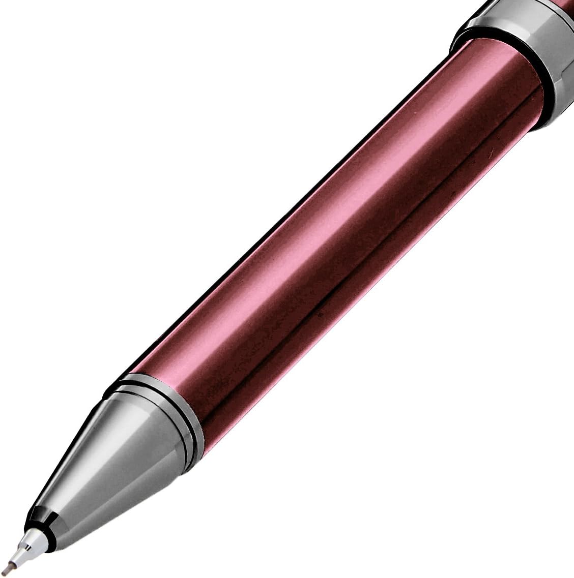 PILOT 2 +1 EVOLT 2 Color 0.7 mm Ballpoint Multi Pen 0.5 mm Mechanical Pencil, Pink Body