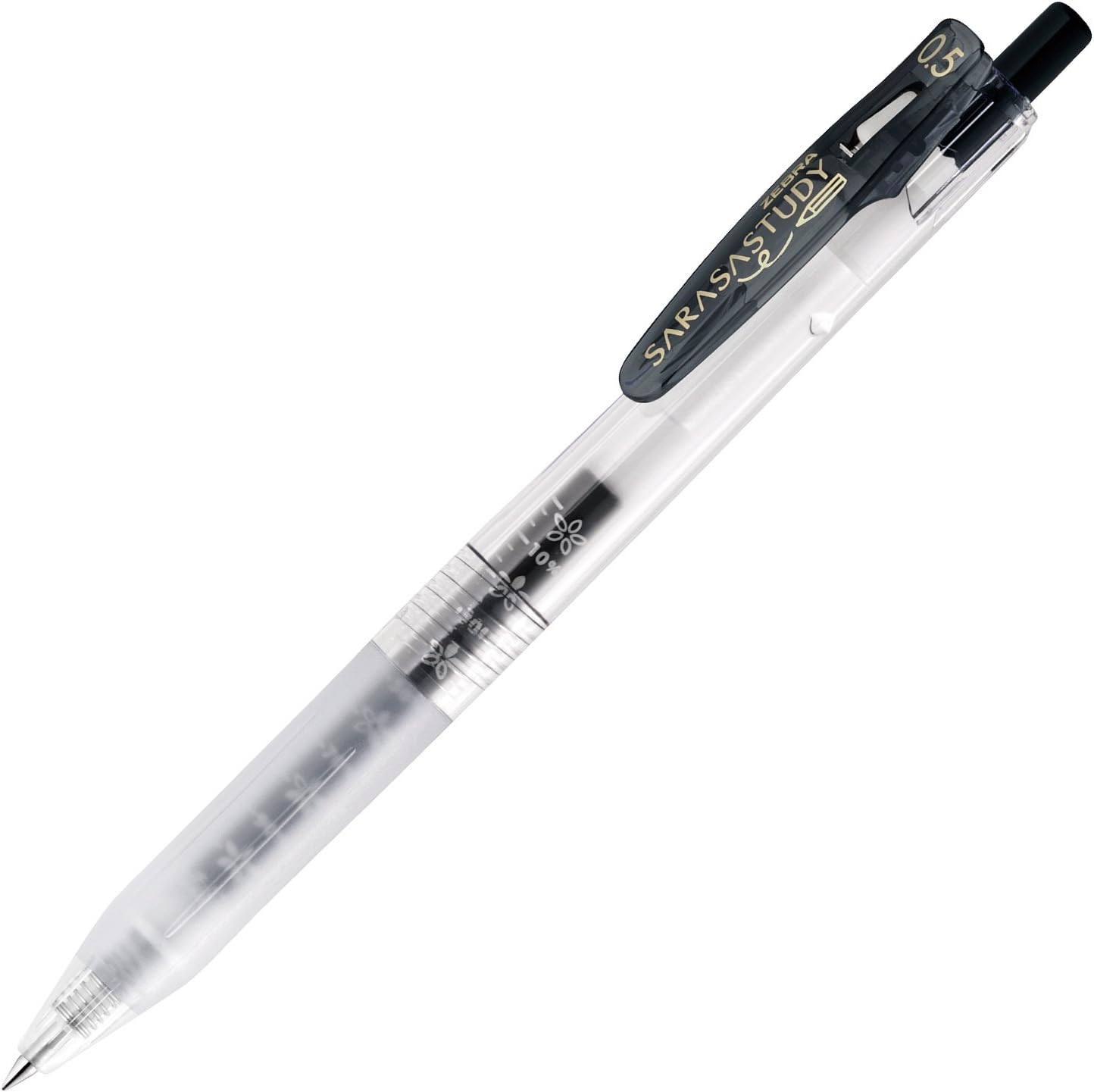 ZEBRA B-RBJF5-BK Gel Ballpoint Pen Refill, Sarasa Study BJF-0.5 Lead, Black, 10 Count