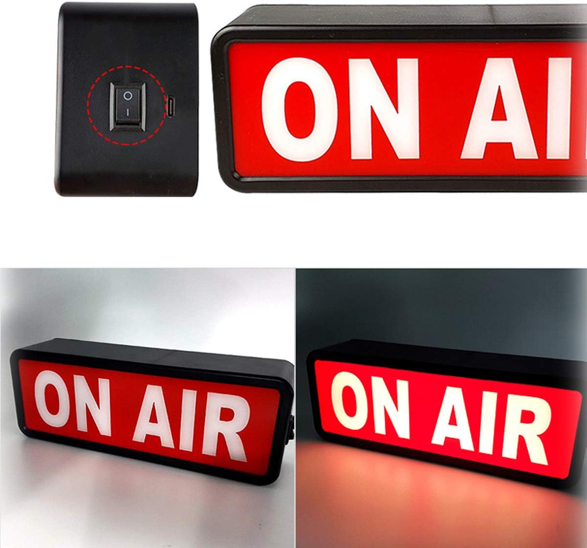 QMic ON AIR Light On Air Sign Lamp On Air Signage Interior