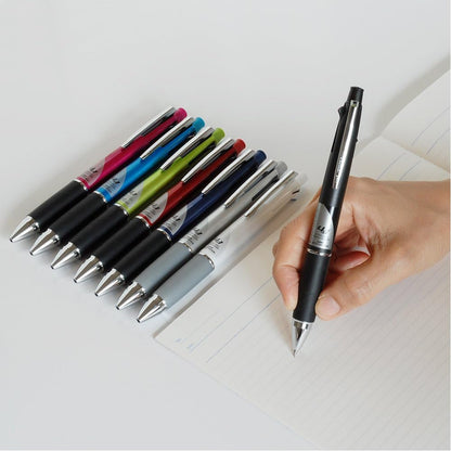 uni JETSTREAM 4&1 Red, Green, Blue, and Black 0.7mm Ballpoint Multi Pen and 0.5mm Mechanical Pencil (Green)