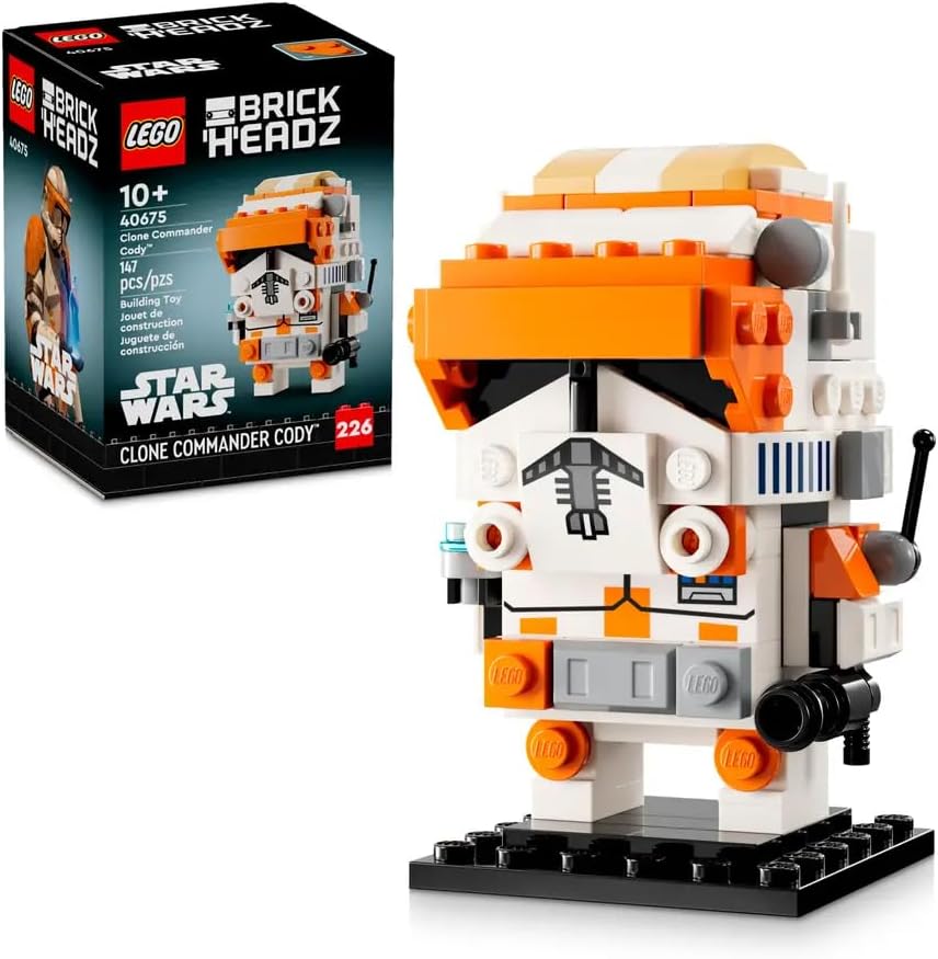 LEGO Star Wars 40675: Revenge of The Sith Clone Commander Cody BrickHeadz - Buildable Figure with Authentic Accessories