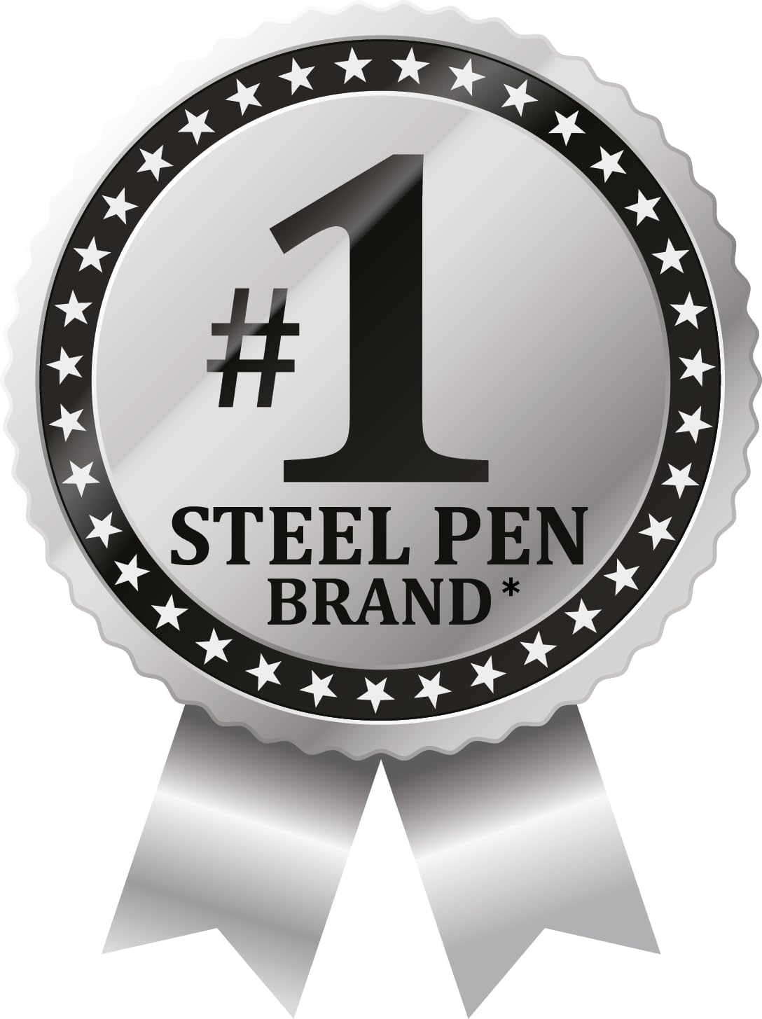 ZEBRA G-402 Retractable Gel Pen, Stainless Steel Barrel, Fine Point, 0.5mm, Black Ink, 12-Pack