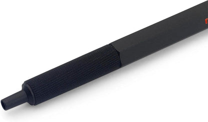 Black textured grip on a white background