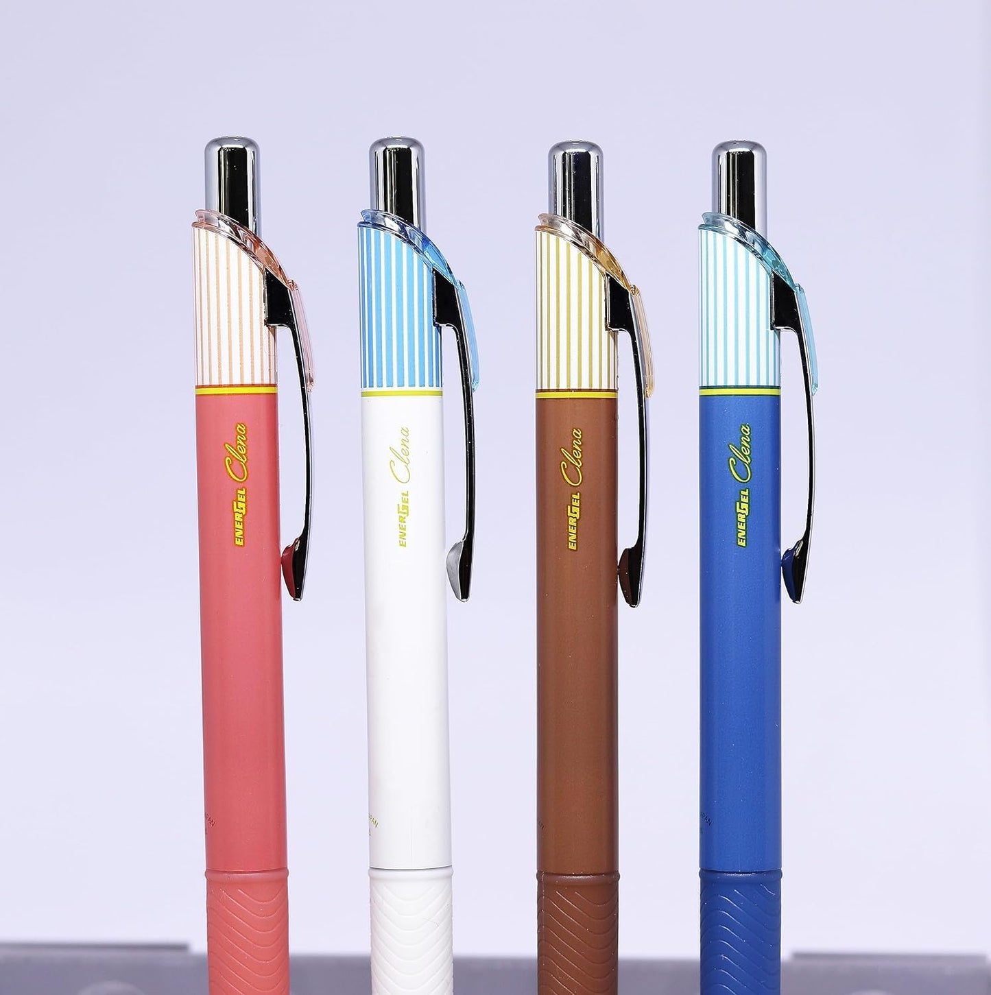 Pentel Clena Energel Gel Pen 0.5mm Brown Body & Ink BLN75L-EX