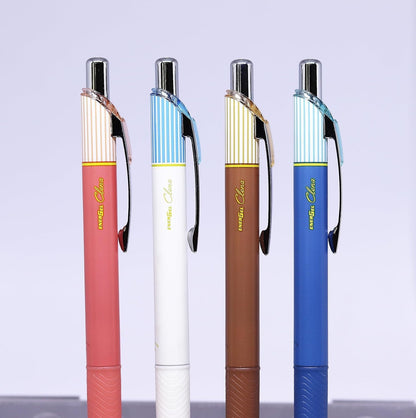 Pentel Clena Energel Gel Pen 0.5mm Brown Body & Ink BLN75L-EX