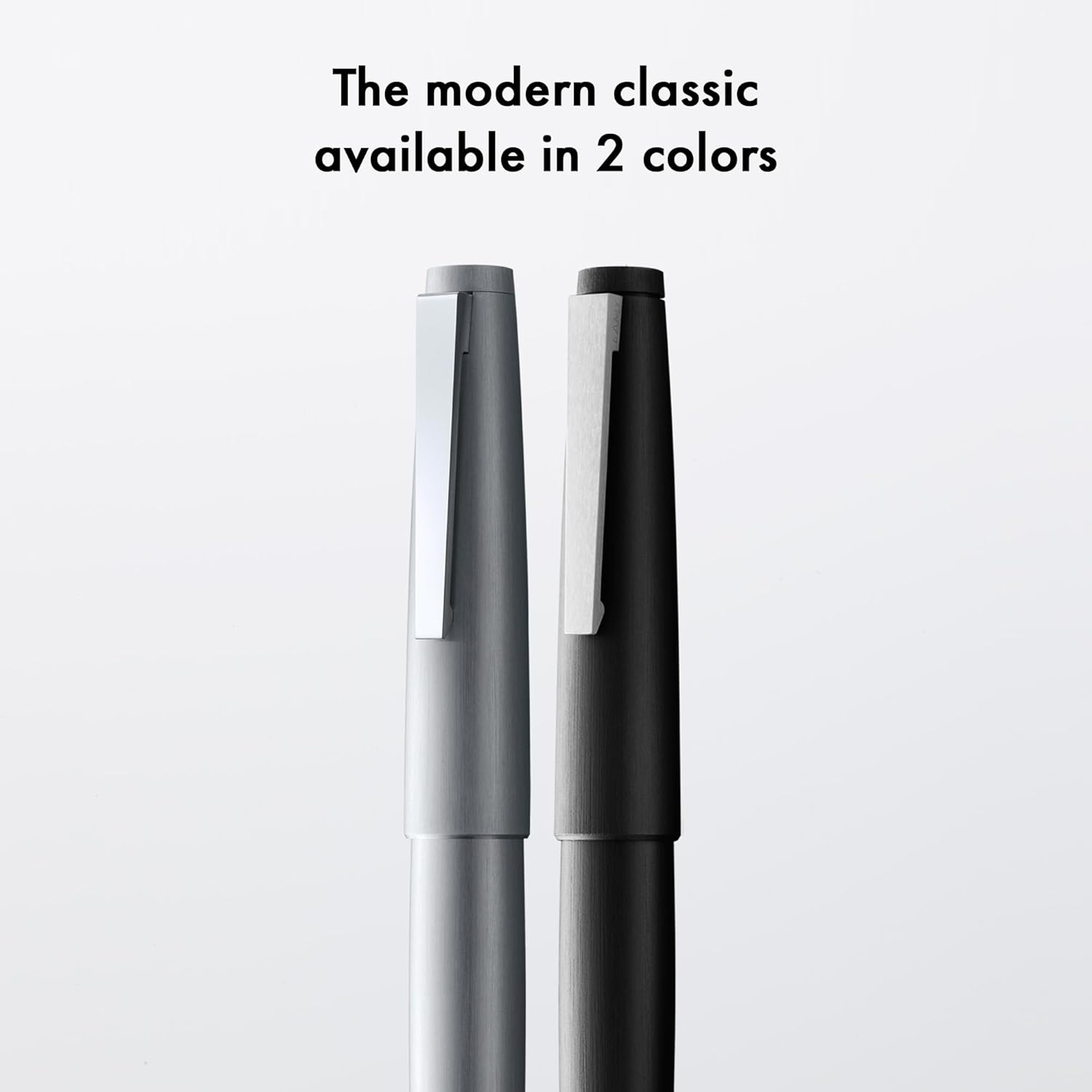 LAMY 2000 Matte Black Fountain Pen - Medium close up nib