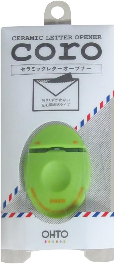 Ohto letter opener ceramic letter opener CLO-700C-GN green