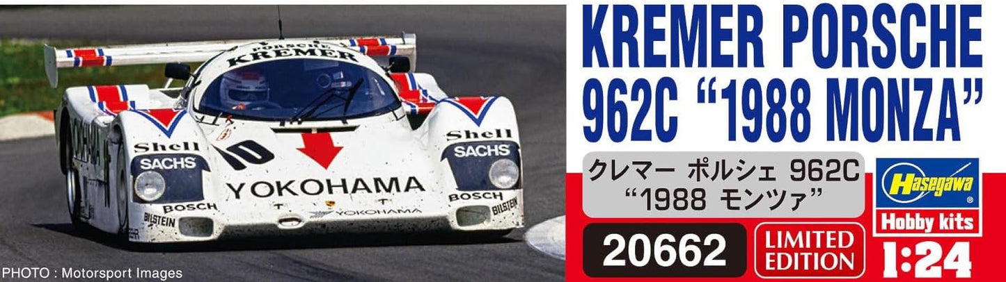 Hasegawa 1/24 Kremer Porsche 962C 1988 Monza