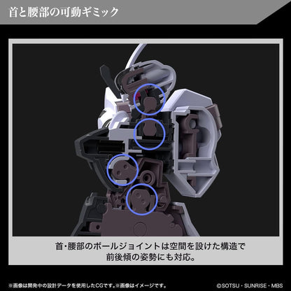 BANDAI NAMCO Entertainment Gundam The Witch from Mercury - HG 1/144 Gundam Schwarzette - Model Kit