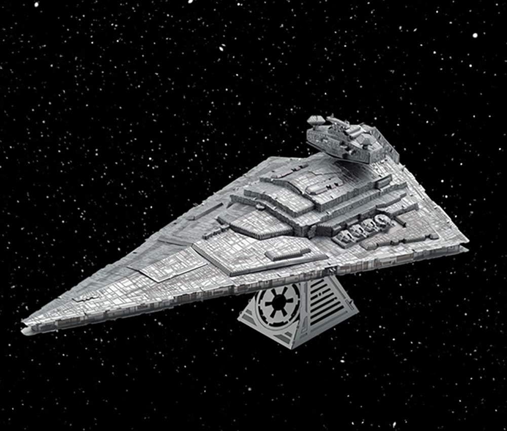 Metal Earth Puzzle 3D Destroyer Imperial Star Wars Metal Jigsaw Puzzles Buildable Model Kits for Adults Challenging Level 6.7 X 9.73 X 7.39 Inches
