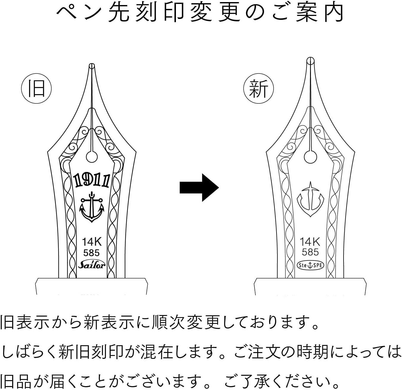 Sailor Fountain Pen Profit Standard Black Music 11-1219-920