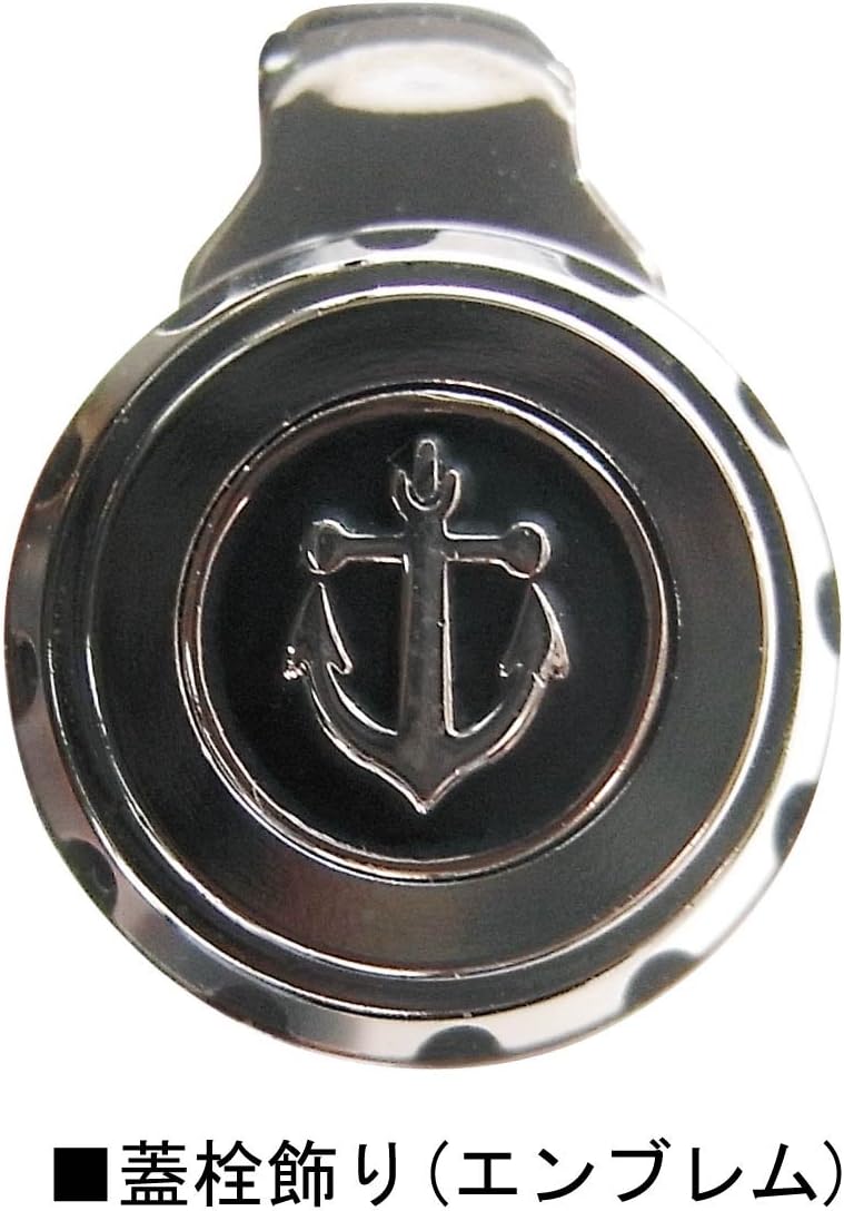 Sailor 11-0800-420 Leglass Fountain Pen, Night Black, Medium Point, alternate view