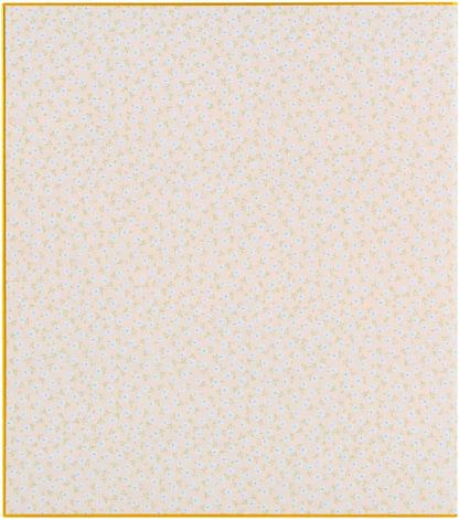 Designphil Floral Print Bi-Fold Shikishi, Pink, 272242 mm, 1 Sheet
