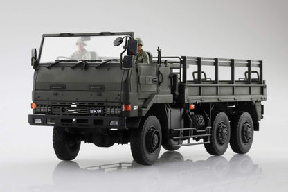 Aoshima Bunka Kyozai 1/35 Military Model Kit Series No.1 Self-Defense Force 3 1/2t Truck (SKW-477) Plastic Model