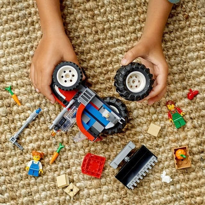 LEGO City Big Wheel Gift Set 66772, 2in1 Tractor and Construction Digger Building Toy Sets Plus Farm Garden & Scarecrow Bonus Pack, Great Gift for Boys and Girls Ages 5 and up