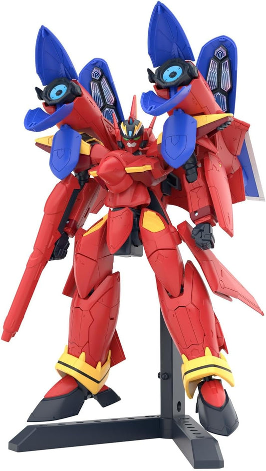 Bandai Hobby - Macross 7 - (2691355) #05 VF-19 Custom Fire Valkyrie with Sound Booster, Bandai Spirits HG 1/100 Model Kit