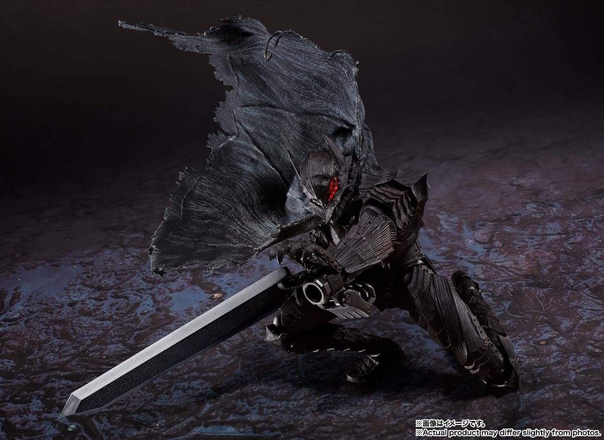 TAMASHII NATIONS - Berserk - Guts (Berserker Armor) -Heat of Passion-, Bandai Spirits S.H.Figuarts Action Figure