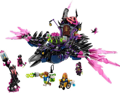 LEGO DREAMZzz Midnight Crow of The Witch Never with Animals and Toy House Convertible to Spider and Bird Figure, Gift for Boys and Girls 9 Years and Older, Fantasy Creative Play 71478