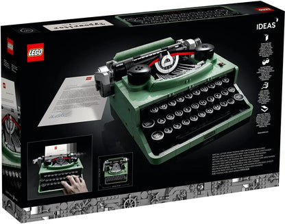 LEGO 21327 Ideas The Vintage Writing Machine, Original Gift, Creative Hobby Kits for Adults, Building Set