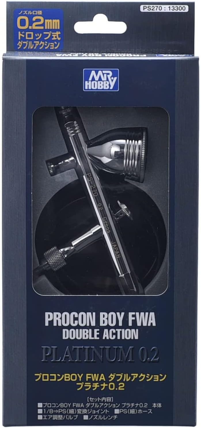 GSI Creos Mr. Procon Boy FWA PLATINUM Airbrush, 0.2mm