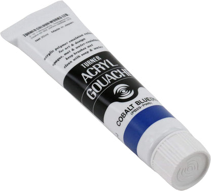 Turner Colour Works Acryl Gouache Artist Acrylic Paint - Single 20 ml Tube - Cobalt Blue(Hue)