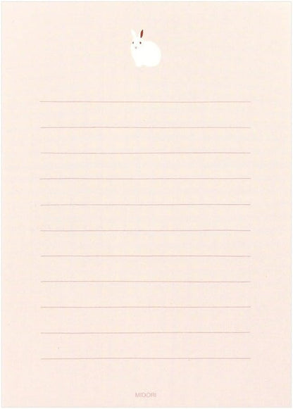 Midori Rabbit Letter Writing Set