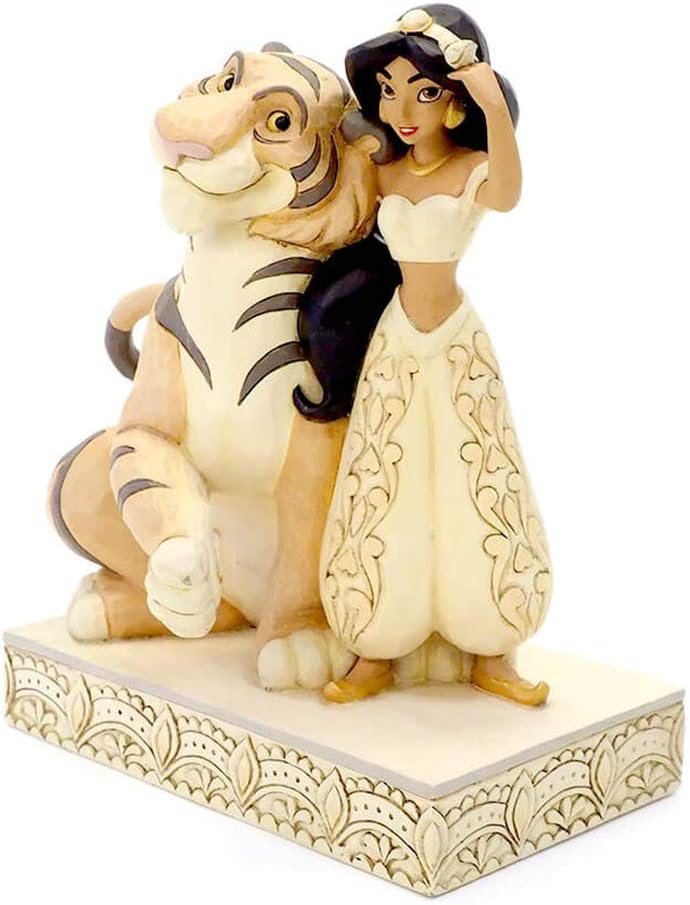 Enesco Disney Traditions by Jim Shore White Woodland Aladdin Jasmine Figurine, 7.5 Inch, Multicolor