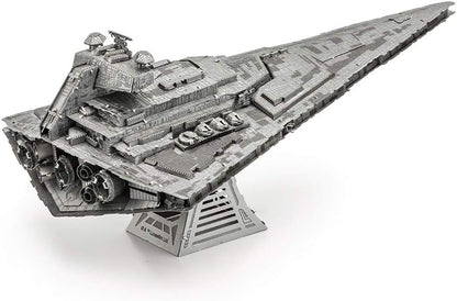 Metal Earth Puzzle 3D Destroyer Imperial Star Wars Metal Jigsaw Puzzles Buildable Model Kits for Adults Challenging Level 6.7 X 9.73 X 7.39 Inches