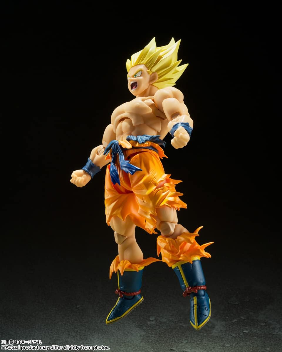 TAMASHII NATIONS - Dragon Ball Z - Super Saiyan Son Goku -Legendary Super Saiyan-, Bandai Spirits S.H.Figuarts Action Figure