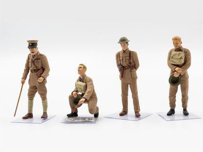 ICM ICM35708 1:35-WWI British Tank Crew 4 Figs
