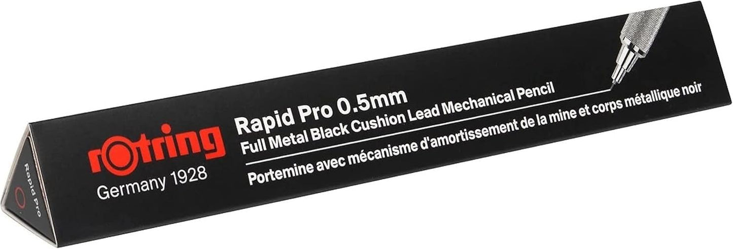 rOtring Rapid Pro Mechanical Pencil, 0.5mm, Black