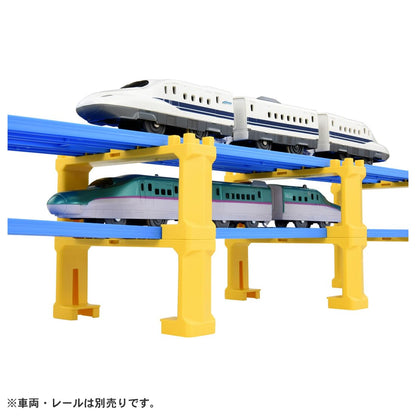 Takara Tomy (Plarail) J-22 Double Track Bridge Support (Set of 6)