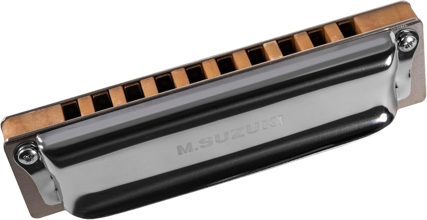 SUZUKI Mini Manji Harmonica, silver (M-20HM-C)