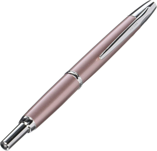 PILOT Fountain Pen Capless Decimo, Champaign Pink Body, M-Nib