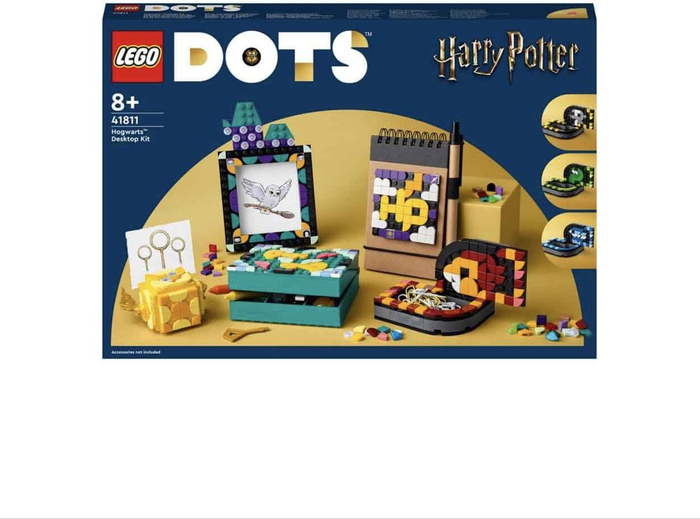 LEGO Dots Hogwarts (TM) Designer Kit 41811 Toy Blocks, Present, Fantasy Gems, Crafts, Boys, Girls, Ages 8 and Up