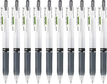 ZEBRA B-JJS77-BK Sarasa Mark On Gel Ballpoint Pen, 0.4, Black, 10 Pens