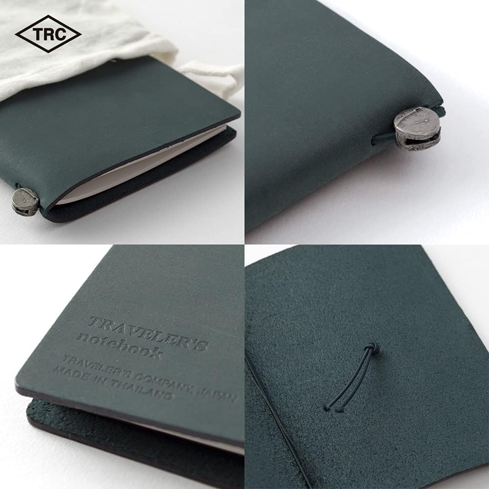 DESIGNPHIL Traveler's Notebook, Passport Size, Limited Edition, Card Included, Blue 91209661