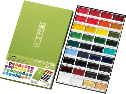Kuretake MC2036V Gansai Tambi 36 Color Set