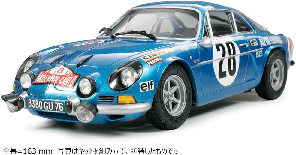 Tamiya 300024278 1:24 Renault Alpine A110 ??”71 Monte Carlo, Blue