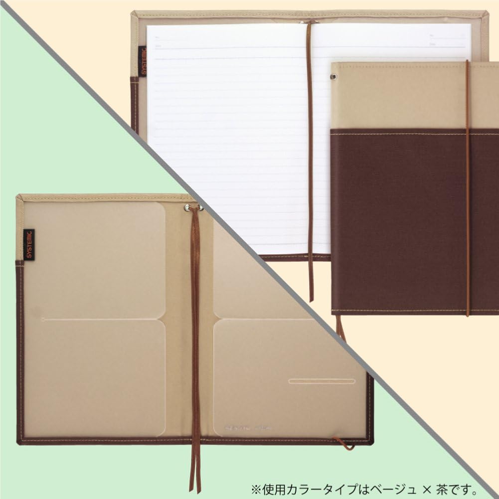 Kokuyo cover notebook systemic A5 navy blue A ruled 40 sheets Bruno -655A-4