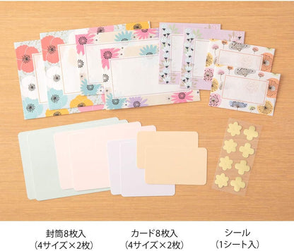 Card Letter Set, Flower