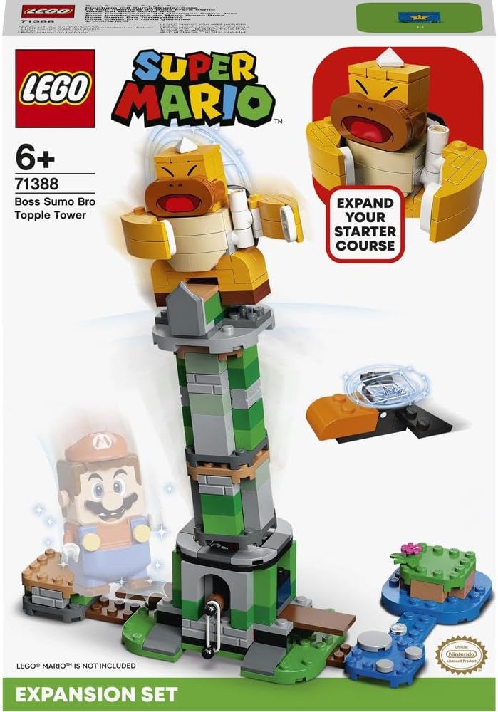 LEGO Super Mario Boss Sumo Bro Topple Tower Expansion Set 71388 Building Kit; Collectible Toy for Kids; New 2021 (231 Pieces)